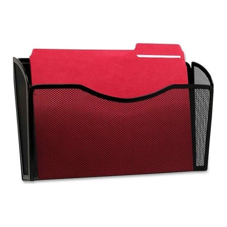 Rolodex Corp Rolodex Wall Mountable File Mesh Holds 13-1/2" Wide Documents Black 21931